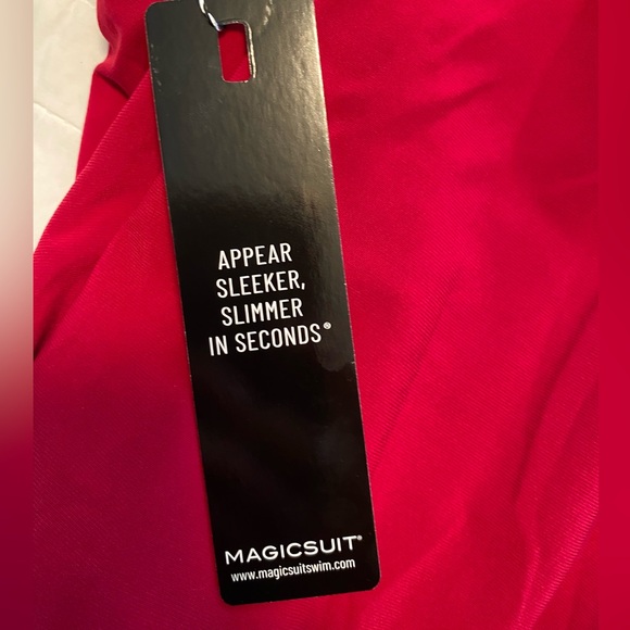 NWT Magicsuit Women's Red One-Piece Swimsuit - Picture 6 of 10